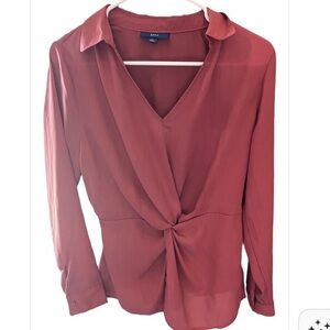 Apt. 9 Women's Terracotta Twist Blouse